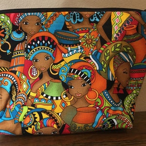 Tasche für den Alltag, Reisen oder Armband afrikanische Schönheit 9 X 6