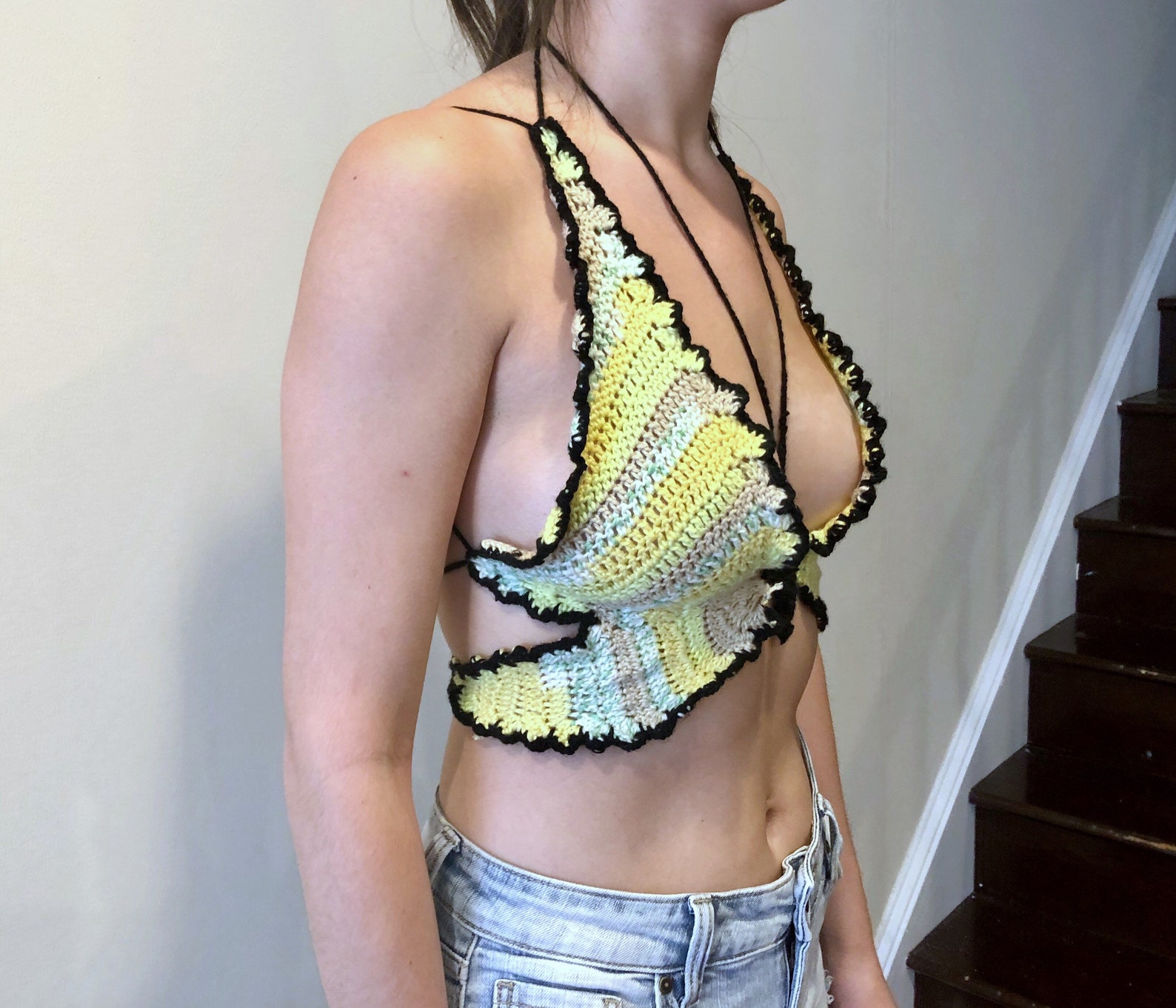 Butterfly Crochet Top Pattern Etsy