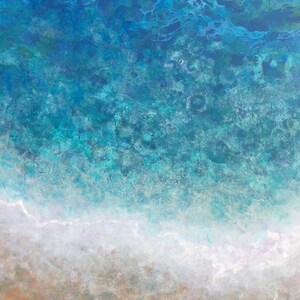 Beach Acrylic Painting, 11x14&quot;