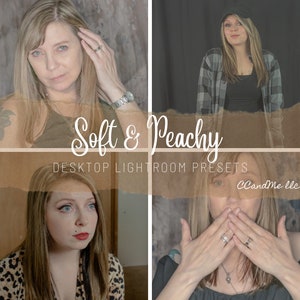 8 LIGHTROOM Desktop Fashion Instagram Soft Peachy Presets