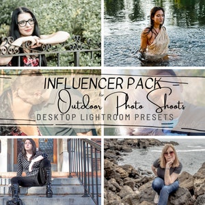 20 LIGHTROOM Desktop Instagram Influencer Fashion Outdoor Portrait Presets