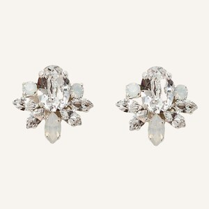 Marquise kristallen oorstekers, geometrische bruidsoorbellen, art-deco avondsieraden, sprankelende strass statementoorbellen | HERA