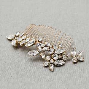 NEELY Crystal bridal hair comb, Bridal Hair Comb, Crystal Comb, Bridal Hair Accessory, Bridal Headpiece, Wedding Hair accessory, Crystals image 5