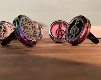 Essential Oil Car Vent Clip: Aromatherapy Diffuser with Colorful Pads