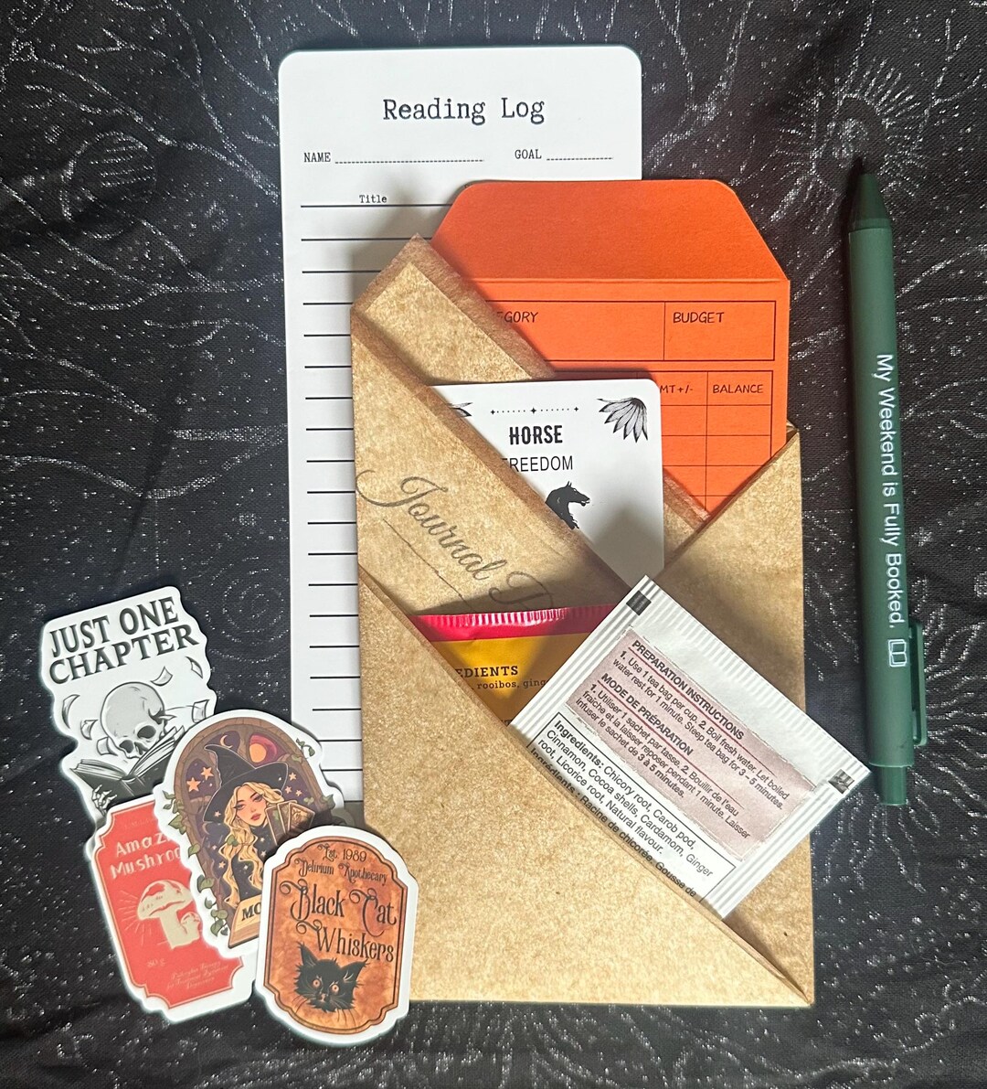 Samhain Reading Ritual Bundle • Witchy Halloween Gift Set • Cozy Book ...