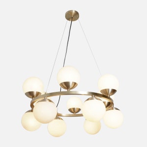 Bistro Globe Clear Glass 16 Light Chandelier | Chandelier Bistro Globe Clear Glass 16 Light Chandelier | Chandelier