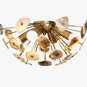 Gorgeous Flush Mount Sputnik Agate Ceiling  Lamp Light , STELLAR 2 Low Ceiling Light Lamp 4 lights