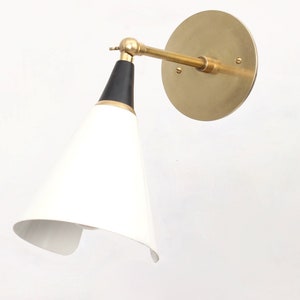 Vintage Inspired SCICCOSO BEBE Brass Wall Sconce Lamp Light  , Handcrafted Wall Lamp Light Reading Lamp Inscapes Design