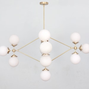 X Large Handmade Modernist Statement Chandelier , Modern TRACEY 2 Ceiling Light Pendant Lamp Diningroom Hallway ,  Modo Statement Chandelier