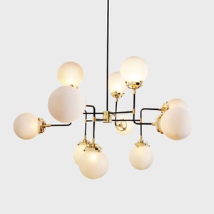 Bistro Globe Clear Glass 16 Light Chandelier | Chandelier Bistro Globe Clear Glass 16 Light Chandelier | Chandelier