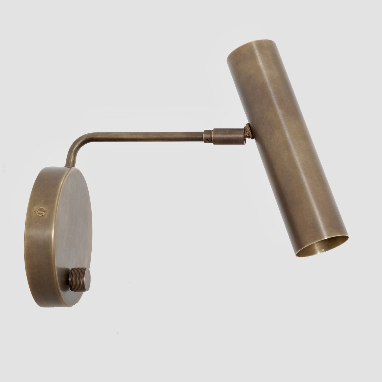 Contemporary Lindi Fluted Wall Sconce Modern Brass Reading Etsy Hong Kong