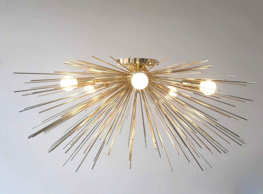 Starburst flush mount ceiling light deals