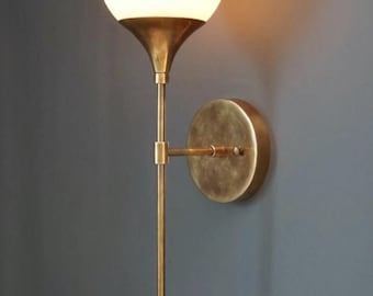 Aangepaste aanbieding: 1 x witte opaalglazen bol voor Trumpet-wandlamp