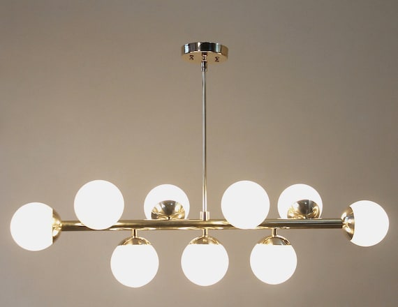 Gold globe chandelier ceiling cheap light