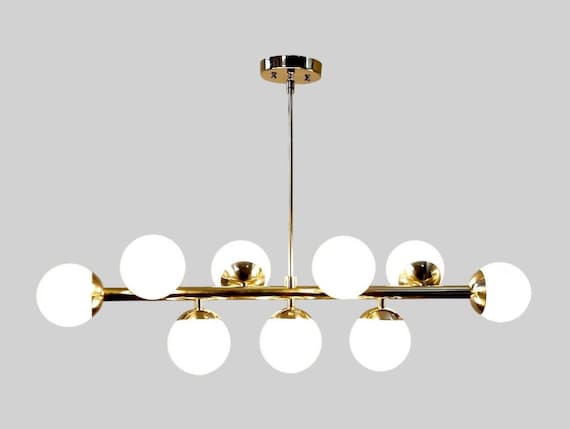 Contemporary Linear Low Ceiling Light Lamp Modern Linear APOLLO
