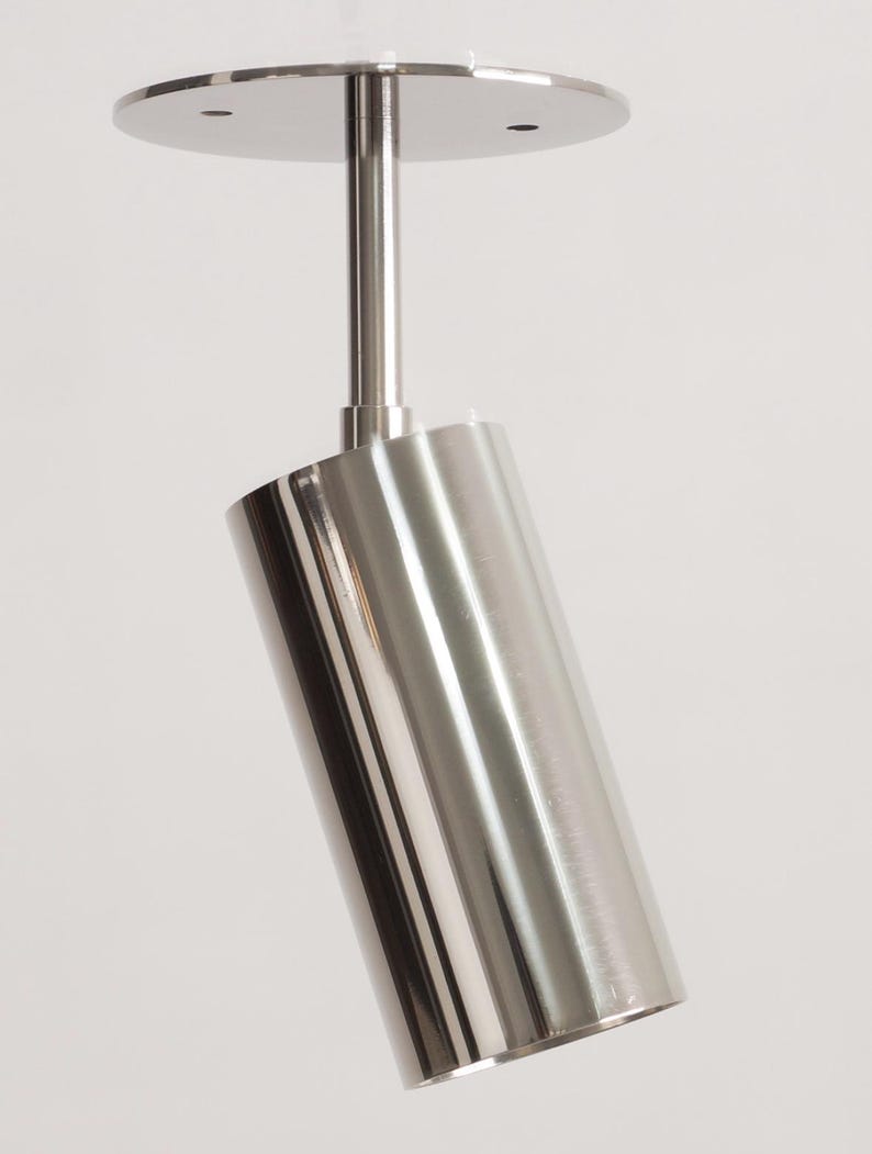 Modern Brass Ceiling Spotlight, Minimalist Flush Mount Light image 2