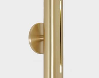 Contemporary Brass Fluted Wall Sconce - ANNA Modern Light