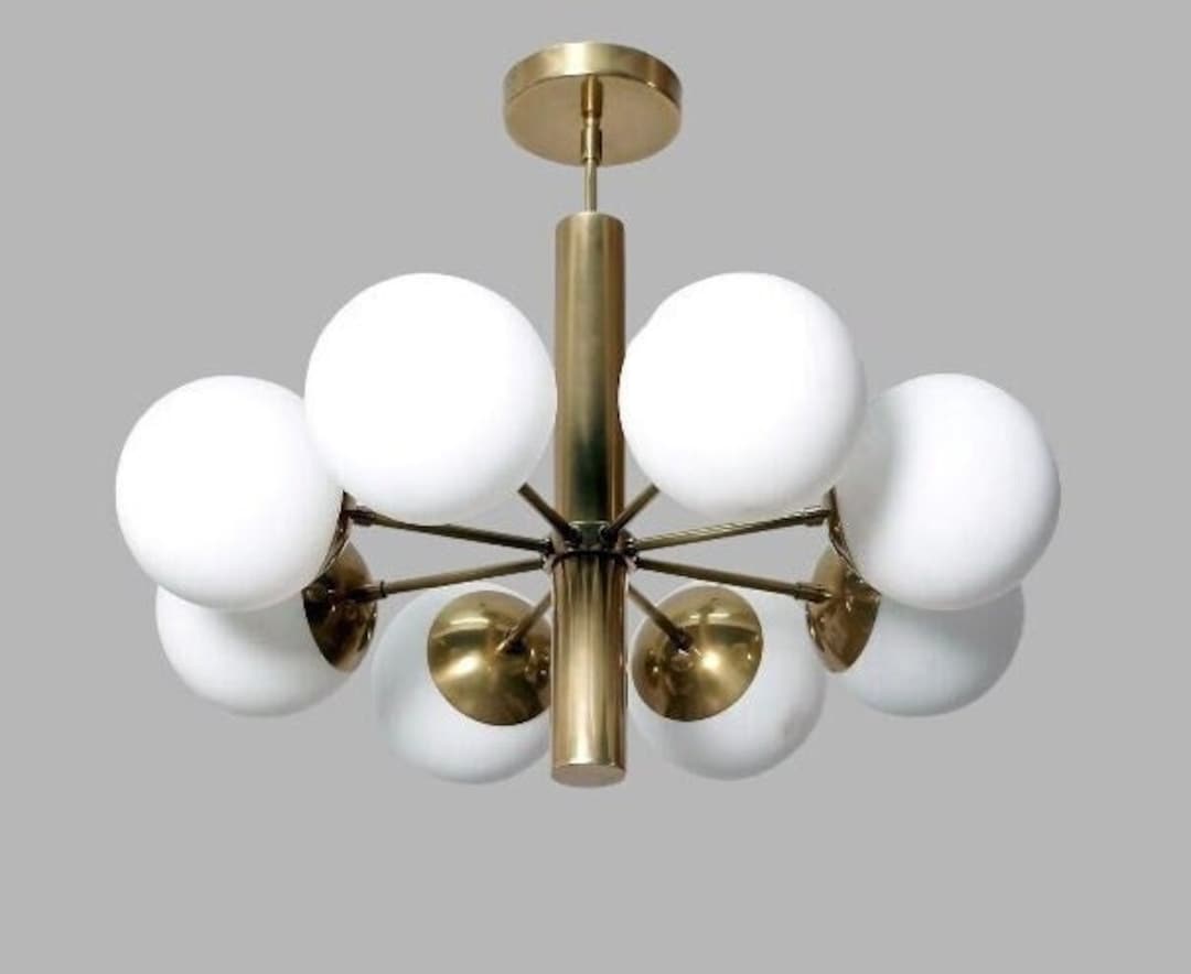 Large Mid Century Sputnik Chandelier Light Pendant CARLA , Modern ...