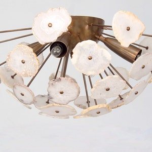 Gorgeous Flush Mount Sputnik Agate Ceiling Lamp Light , STELLAR 2 Low Ceiling Light Lamp 4 lights image 6