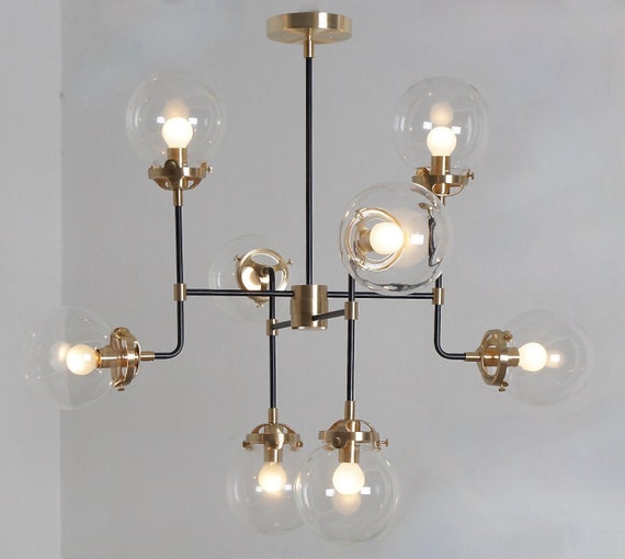 Modern BISTRO Globe Chandelier Large Chandelier Lighting