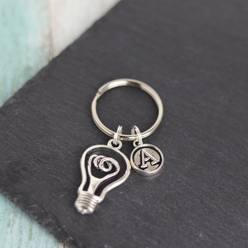 Light Bulb Keyring Bright Spark Personalised Keyring Etsy UK