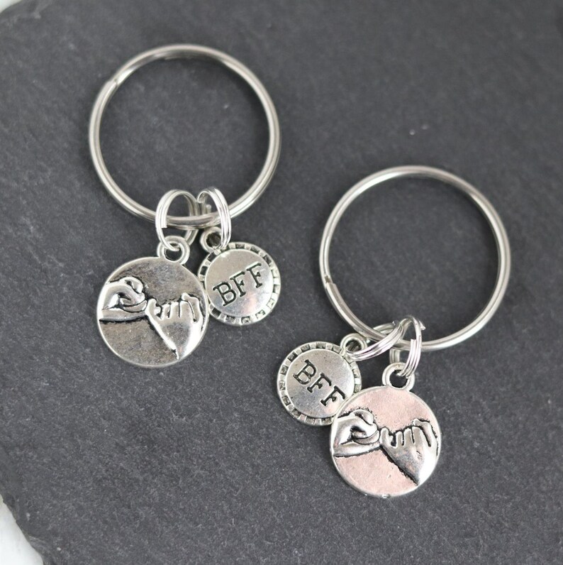 friendship Work friend bestie charm keyring gift BFF colleague