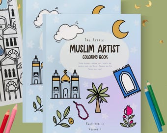 Islamic Coloring Book for Kids | Ramadan Activity Book | Muslim Art & Illustrations | Children Eid Gift