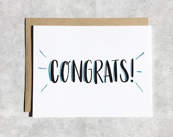 Congratulations Card - Congrats!