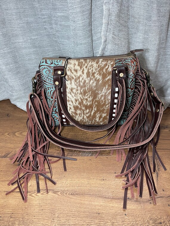 Concealed carry purse cowhide hotsell