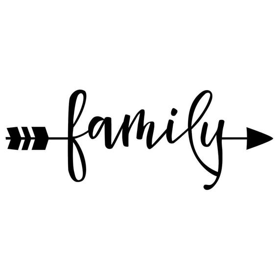 Download Family Arrow Decal Family Decal Decal for Mom Window | Etsy