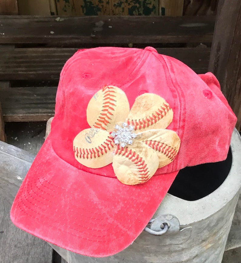 custom flower hat for lisa with extra bling