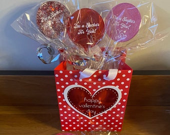 Piruleta decorativa de San Valentín, Soy un tonto para ti, Caramelo falso, Lindo regalo de San Valentín,