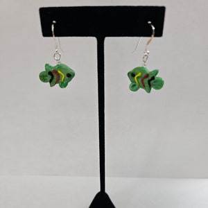 Glass Fish Earrings