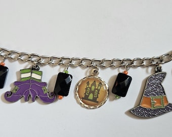 Halloween & Witch Charm Bracelet