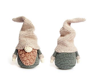 Christmas GNOME (Small) Crochet Pattern / Scandinavian Gnome