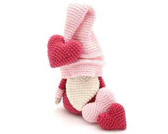 Valentine Gnome crochet pattern