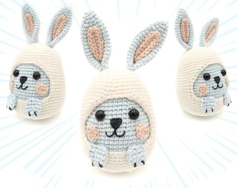 Easter Bunny in Egg Crochet Pattern