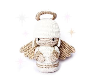 ANGEL Crochet Pattern, Kokeshi Doll