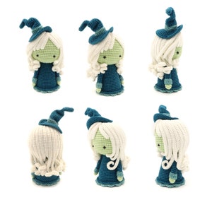 Green Halloween WITCH Crochet Pattern image 4