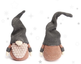 Christmas GNOME (Big) Crochet Pattern / Scandinavian Gnome