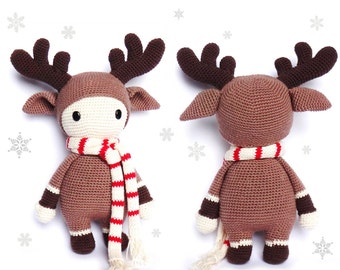 REINDEER Crochet Pattern, Timmy