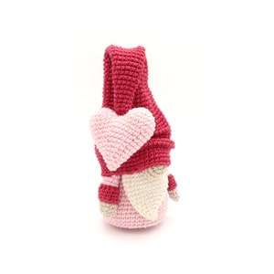 Valentine Gnome crochet pattern image 6
