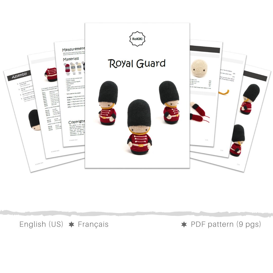 ROYAL GUARD Crochet Pattern - Etsy Canada
