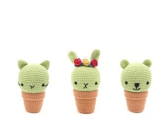 Animal Cactus crochet pattern