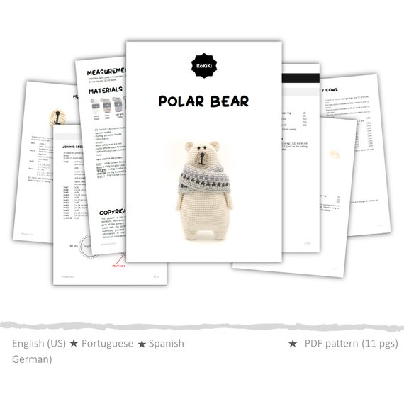 62430 VERA BRADLEY- BEARY MERRY POLAR BEAR PATTERN- POLAR BEAR