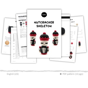 Nutcracker Skeleton Crochet Pattern image 2