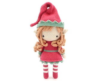 Christmas Elf Crochet pattern (girl)