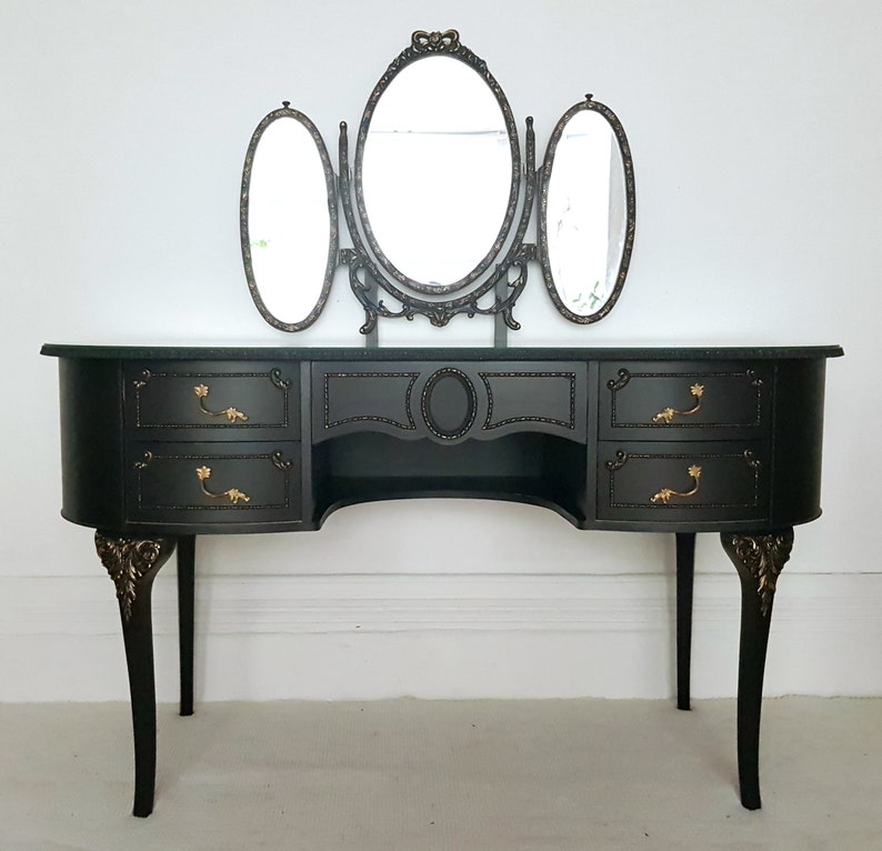 SOLD SOLD Vintage French Louis Bedroom Set Mirrored Dressing Etsy UK