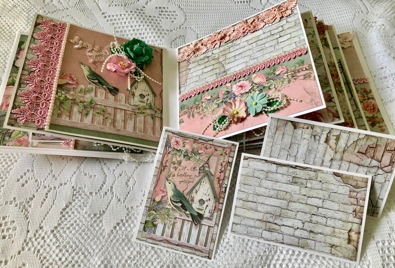 Mini Album Handmade Victorian Scrapbook Album Heirloom Gift Etsy