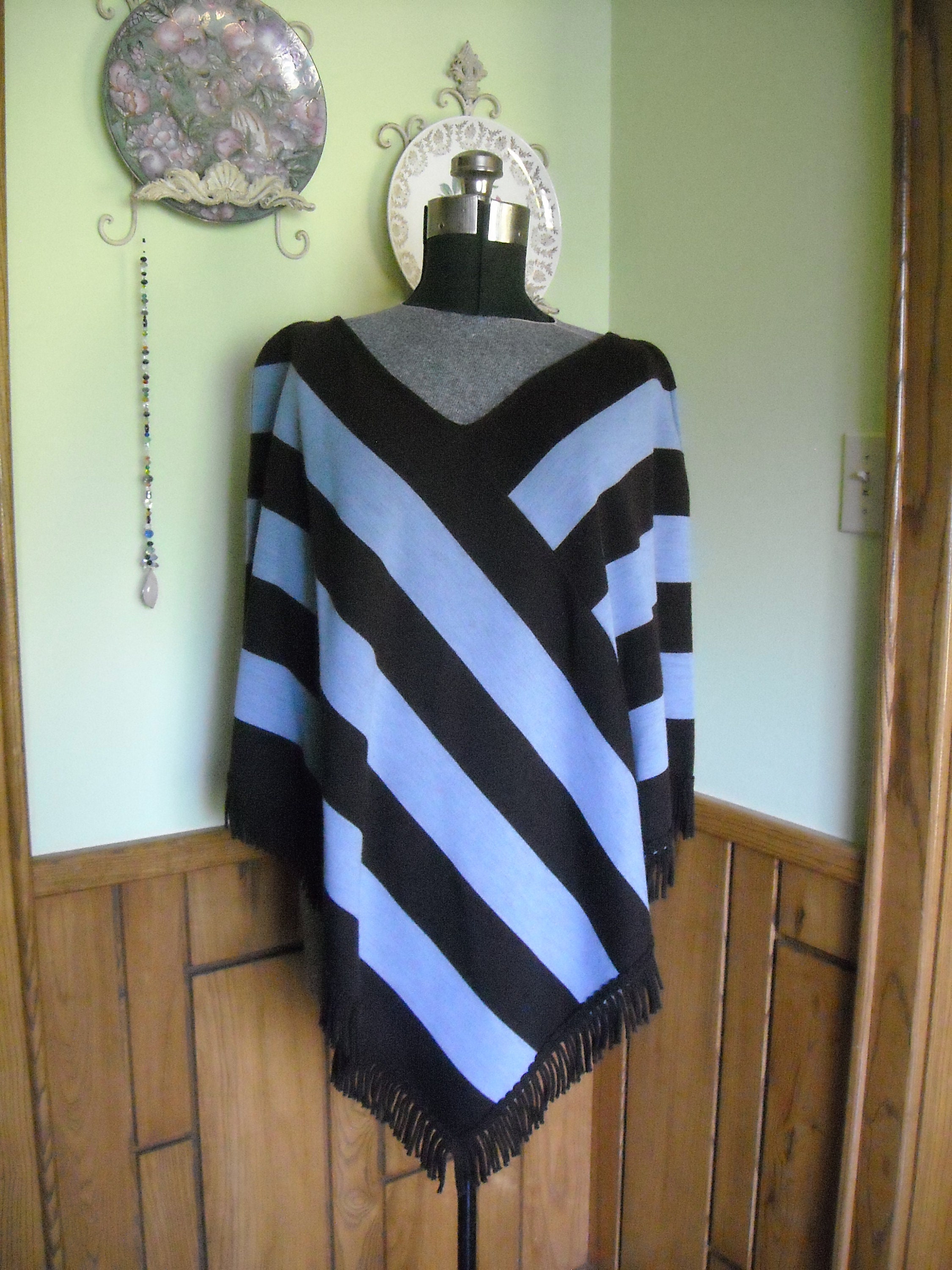 Over the Head Poncho - Etsy
